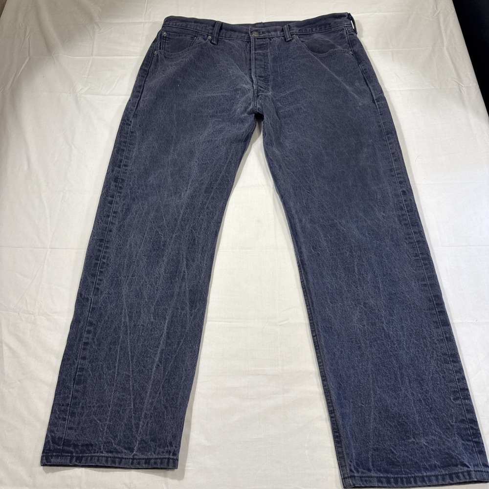 JEANS Levis 501 xx Mens 40x30 Purple DYED Denim Original Fit Cotton